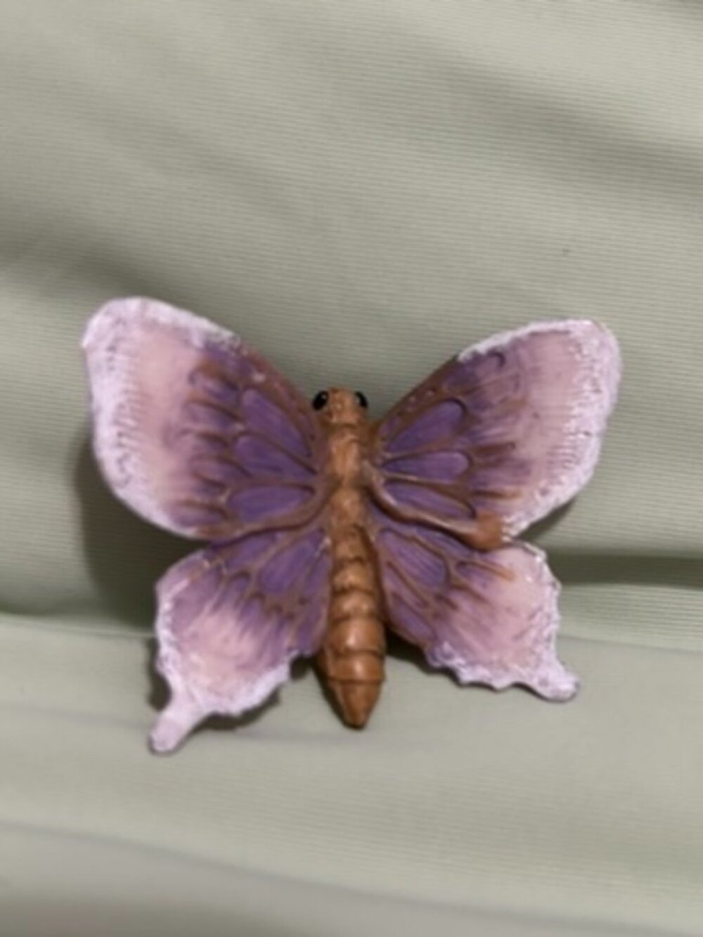 Dezine 95 Purple Butterfly Brooch Vintage Pin